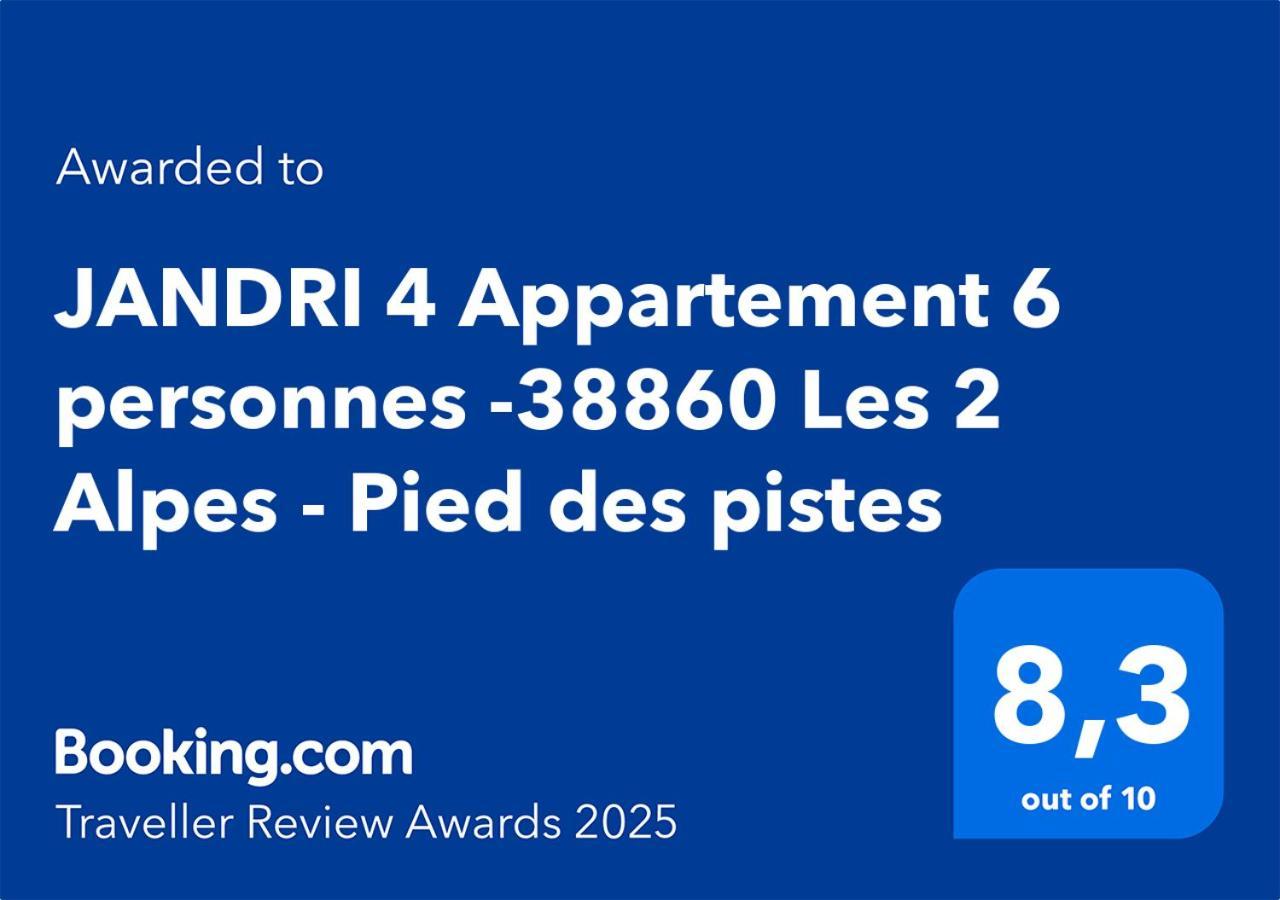 Jandri 4 Appartement 6 Personnes -38860 Les 2 Alpes - Pied Des Pistes Ле-дез-Альп Екстер'єр фото